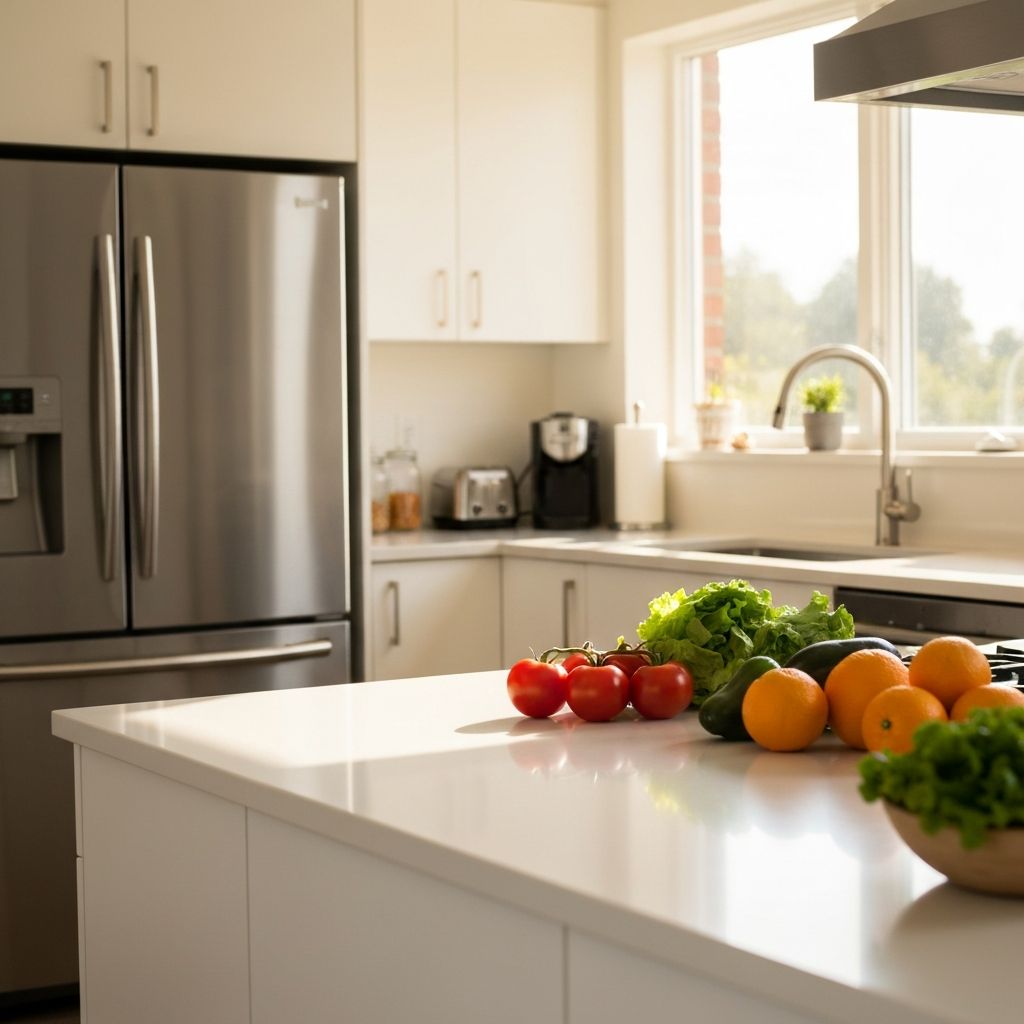 Scena di cucina quotidiana