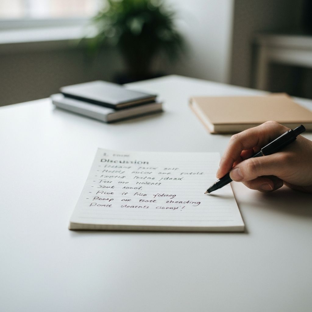 Appunti e discussione